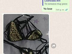 Latina Maid Gets Wild on Web Chat