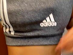 Brazilian Teen Caught Masturbating in Gym Bathroom Stall