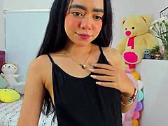 Check out this cute 19-year-old Latina teen with a baby face