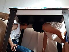 wanna join us under the table for secret lesbian play?