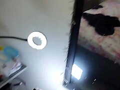 Blonde babe sucking huge cock and taking cum deep inside