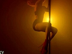 Pole Dance Strip Tease with Sensual Moves 😍