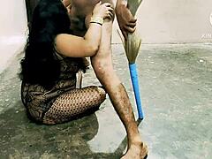 desi indian girl gets wild with local boys
