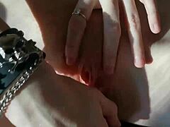 hey, wanna watch my girlfriend use that black dildo on herself?
