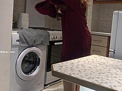 dude, this silly maid got stuck in the washing machine again