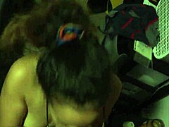 I can't resist this nerdy chocolate teen sucking me off so good