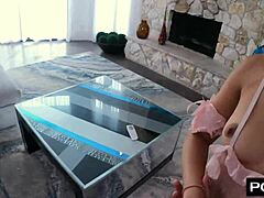 destiny cruz greets her man with a spotless home and a soaked tight pussy.