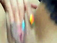 Wow! La Coneja Rabitquicky, Blonde Squirting Machine, Cums Repeatedly with Toy and Fingers!