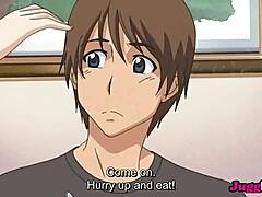 Tsutomu bangs his brother’s sexy wife Mai in uncensored hentai.