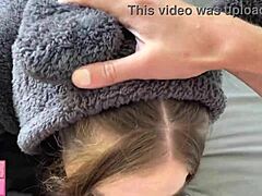 Gerageyn - Cute Stepsister in Fluffy Sweater Plays Games and Sucks Huge Dick
