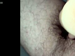 pussy fuck cumshot turns into messy creampie with small cock in wild bedroom action