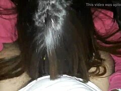 Wow! Taking Hot Creamy Load on Sofa with Amateur Blowjob Action!