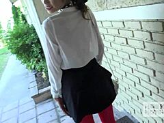 Tiny Asian Vina Sky pounded hard like a helpless ragdoll in wild action
