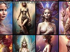 Celebrity Goddess Jennifer Lawrence Shines in Spotlight