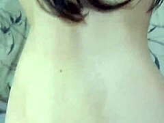 Amateur teen babe enjoys steamy solo sex session