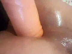 i can’t believe how tight this shemale handles an 11-inch dildo