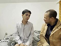 Shy disabled guy passionately fucks his friend's ass in amateur video