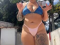 I Stay Exposed All Day When the Builder Is Around Watching