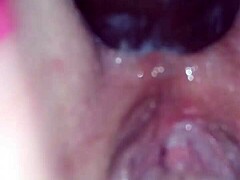 Hey, this monster cock is making her squirt during anal sex with big black cock