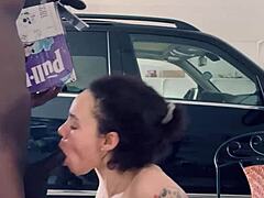 mollyx taking that huge black cock deep in her throat