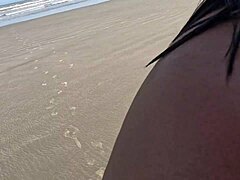 Public Mischief as Vendors Spot My Naughty Wife at Beach