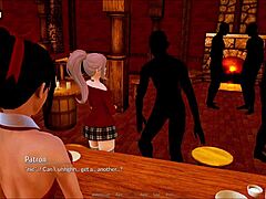 Exploring the harem hotel in game episode 370