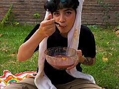 laras picnic full vomit barf fetish movie