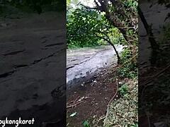 outdoor blowjob is my fave, especially with this curvy beauty! 😘