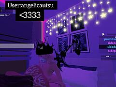Intense pleasure while fucking my friend in the roblox condo with anal and doggystyle