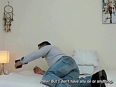 Intense massage turns colombian teen anna leon doumcan into passionate encounter
