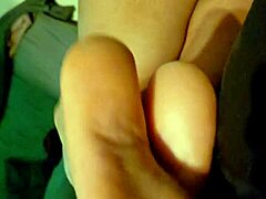 Admiring the Feet and Big Ass of a Curvy Wife