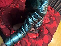 Stepmom got face-drilled, cum all over her down-jacket! 😳