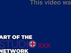 British Nurse Teased and Edged with Magic Wand Close-Up