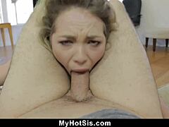 step brother couldn’t resist pounding his hot step sister myhotsis in wild action