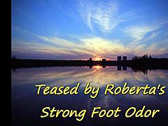 Teased Mercilessly by Roberta’s Strong Foot Odor - ItalFetish