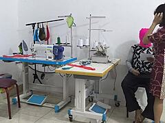 Latina Milf Seduces Hard in Sewing Workshop Session