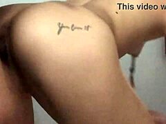 Man, I went deep inside my girlfriend till she begged for all my load on her ass