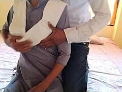 Hot Indian desi college girl masters Kamasutra in viral sex mms with intense action.