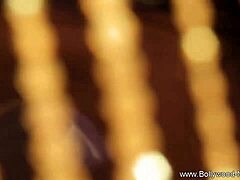 This Indian dance teases with every move she makes. Her striptease builds raw desire in the room.