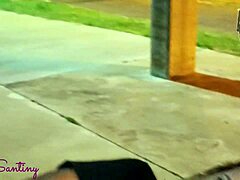 I can't believe how huge that cock was on the street!