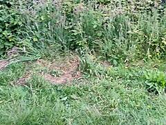 Naughty Girl Caught Wild in the Woods!