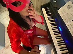 milfycalla’s wild time with piano teacher dick, oops