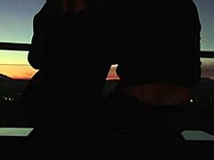 Tasha Reign sucks James Deen's dick after romantic date. Her big tits bounce with every move.