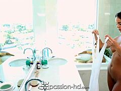 oh man, this pretty blond gets all wet and then fucked hard... like, passion-hd style ya know