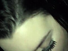 19-year-old Spanish amateur deepthroats massive black cock in hood