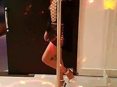 The Morena Sensually Dances In Lingerie, Ripping Clothes For Striptease