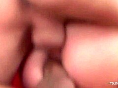 Slutty Missy Monroe takes double anal while sucking a big cock hard