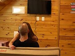 He Wanted TV, I Wanted Action. I Turned It Off and Rode Him Hard - Cherry Adams Squirt!