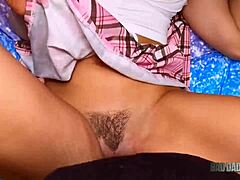 Busty blonde Linzee Ryder teases with hidden desires