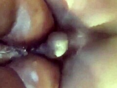Intensely fuck widow's pussy and ass at wake